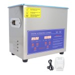 3L Ultrasonic Cleaner 120W 40KHz Adjustable Temperature Digital EU Plug